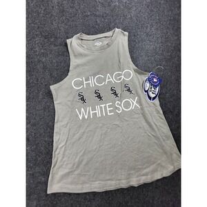 Chicago White Sox Tank Top Womens Size S Gray New Nwt